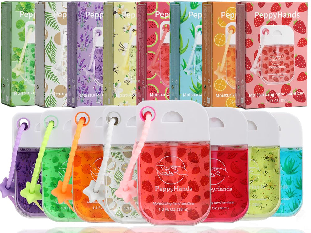 PeppyHands watermelon scent hand sanitizer spray for quick on-the-go refresh