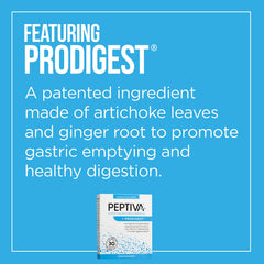 Peptiva digestive enzymes with water for easy daily use