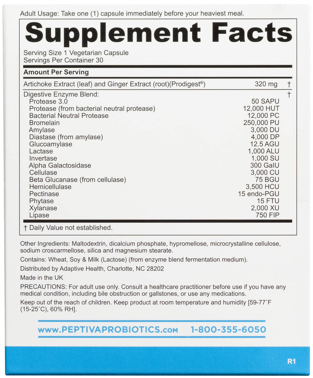 Peptiva Vegetarian Digestives tablets ready for daily digestive support