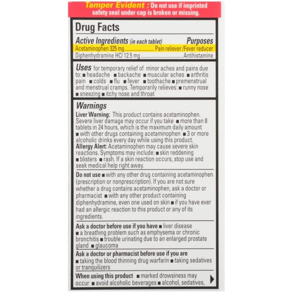 Percogesic Original Strength tablets in a medicine cabinet for everyday headaches.