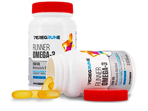 PEREGRUNE Runner Omega 3 while running to support joint comfort.