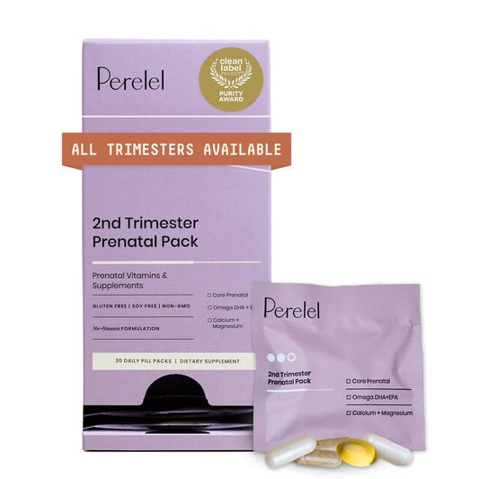 Perelel 2nd Trimester Pack daily sachet for consistent prenatal support.