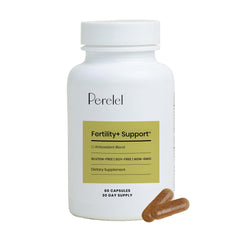 Perelel Fertility Support bottle pour for easy daily use in a reproductive wellness routine