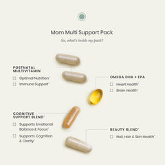 Perelel Mom Multi Support Pack iron and B12 tablet for daily energy support
