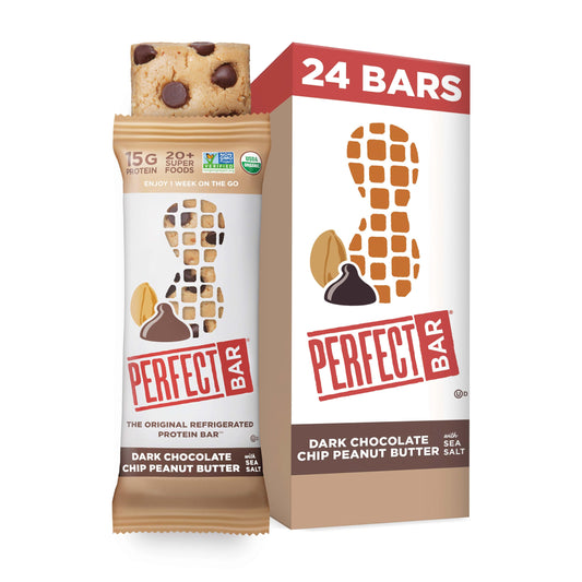 Perfect Bar original refrigerated bar in packaging, a convenient protein snack for active days.