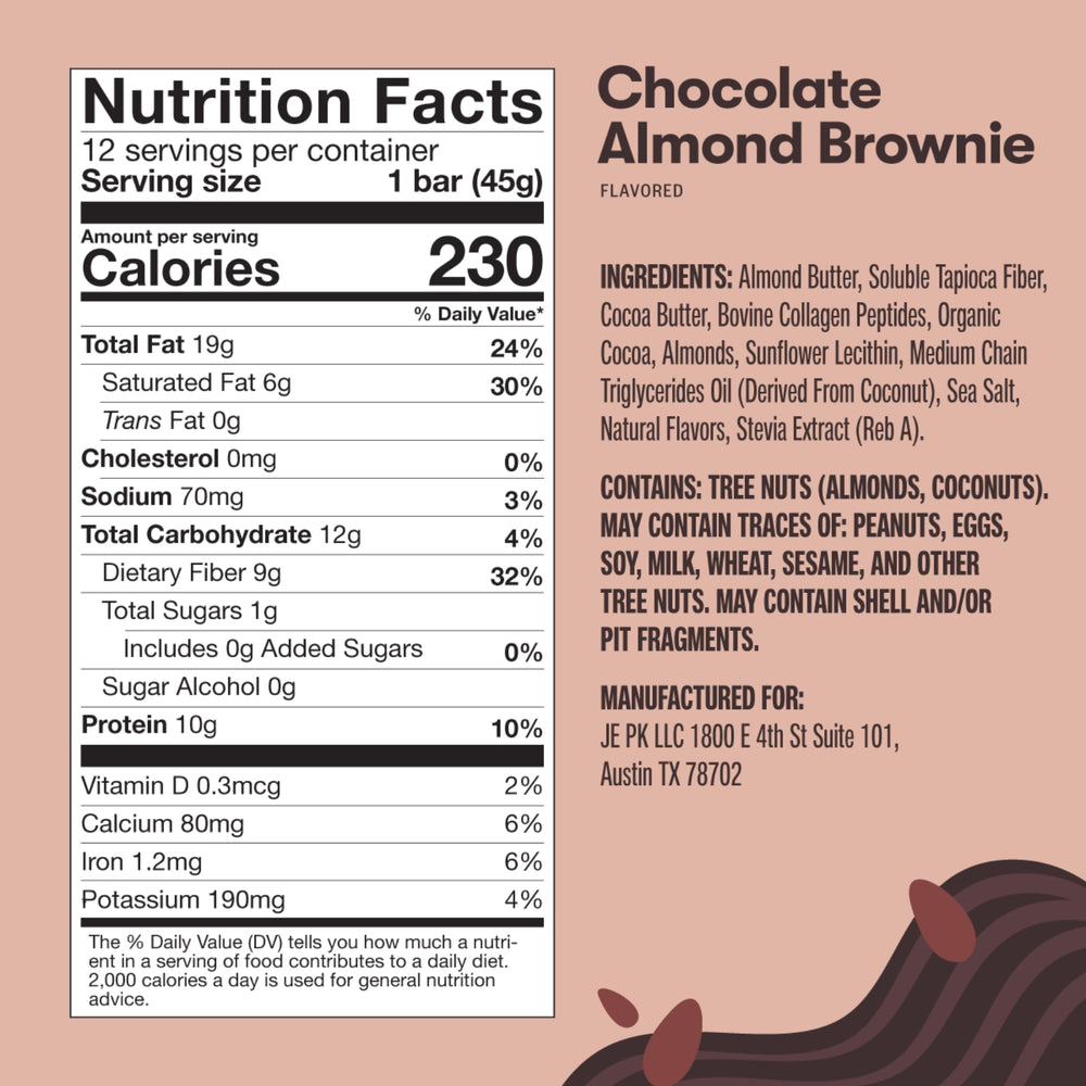 Perfect Keto Bars serving ideas image suggesting a dessert-like treat with clean ingredients.