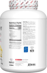 Diesel whey isolate banana shake showing smooth texture after blending.