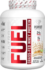 PERFECT SPORTS Ultra Fuel whey bottle with vanilla, high-protein formula for post-workout recovery