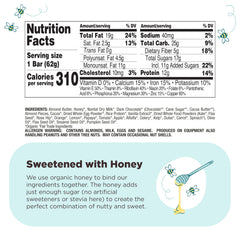 Perfect Bar ingredients close-up featuring organic honey and cocoa for rich flavor.