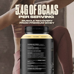 PERFORMIX whey shake being poured after a tough training session