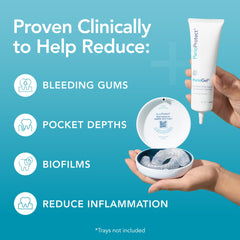 Perio Gel whitening effect supports a natural-looking brighter smile.