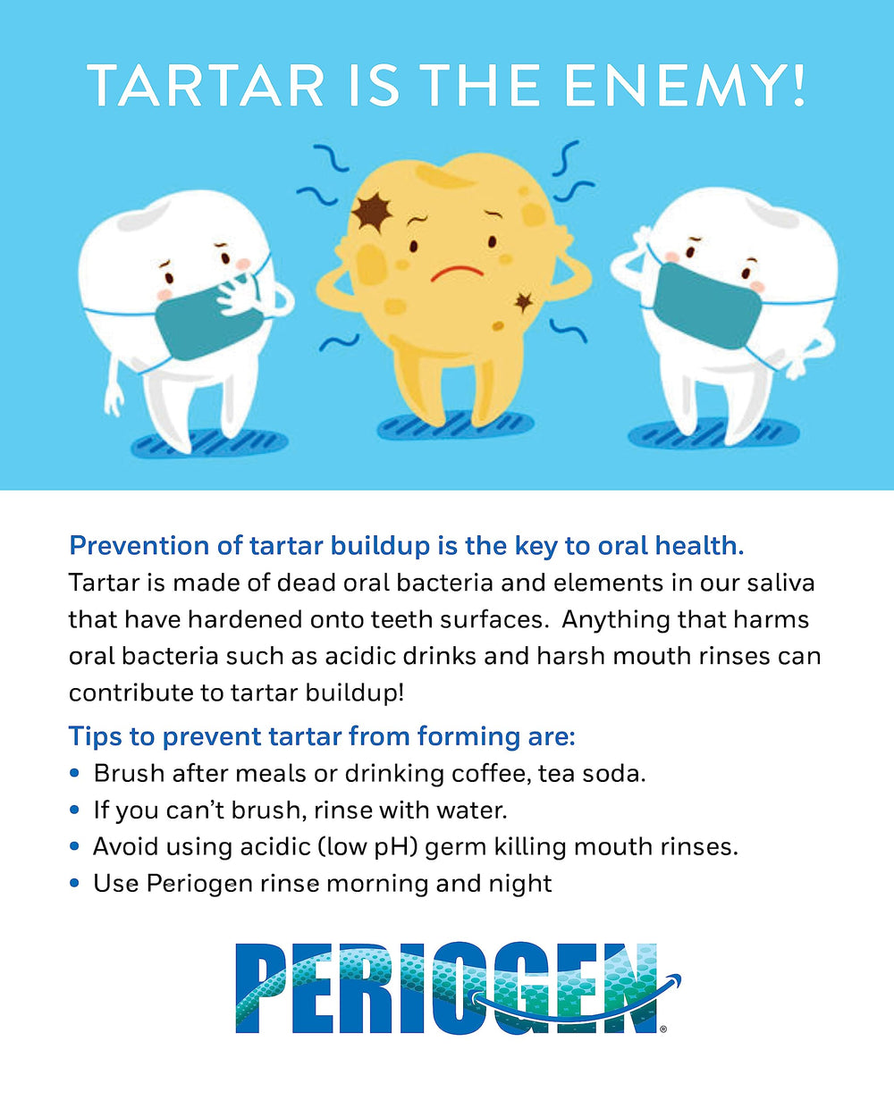 Balanced pH rinse safe for teeth and dental work