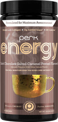 Perk Energy Drink Mix front pack showing packaging for quick caffeine boost