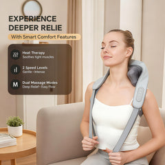 PERLEVI cordless massager charging via USB-C for travel readiness