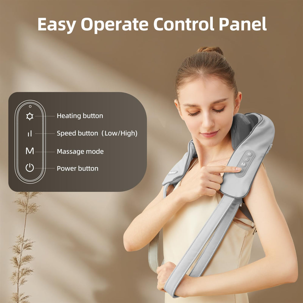 PERLEVI dual-speed settings showcased for adjustable massage intensity.