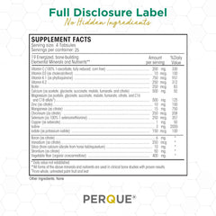 PERQUE Bone Guard Forte capsule closeup showing smooth texture.