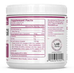 PEScience Complete-GI L-Glutamine scoop ready for mixing