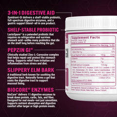 PEScience Complete-GI shaker setup with mixed drink for digestion aid