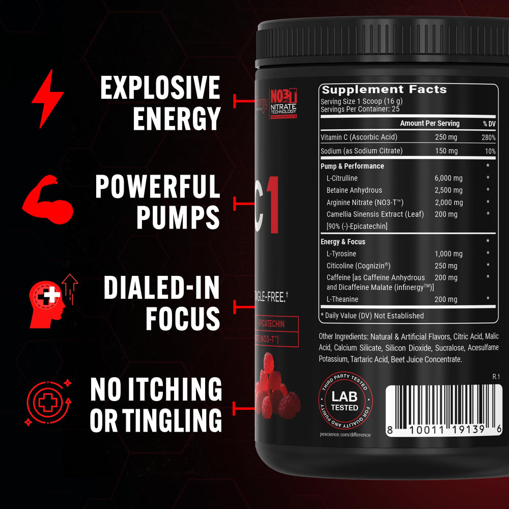 PEScience Prolific-1 Cognizin Citicoline and L-Tyrosine for focus