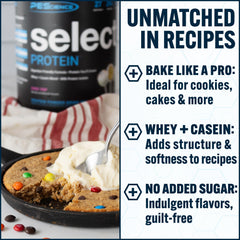 PEScience Select container with transparent nutrition panel