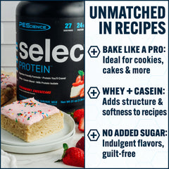 PEScience Select powder bag in kitchen with measuring scoop