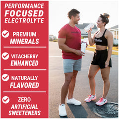 PEScience Versalyte box with 30 servings for travel and workouts.
