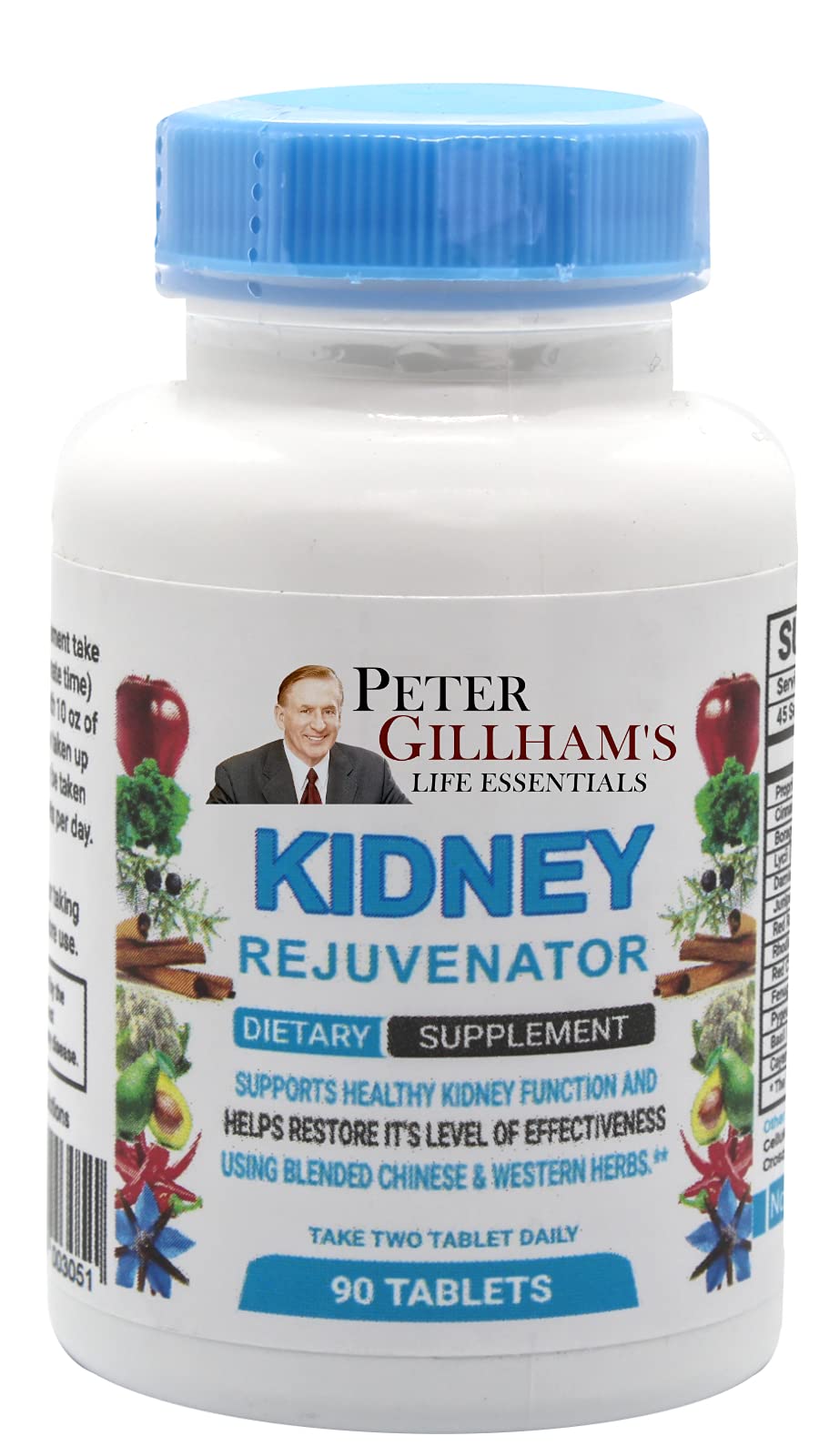 Peter's Choice Kidney Rejuvenator bottle label—clear branding and promise of holistic kidney support.