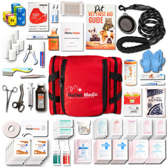 PetVet Medic dog cat first aid kit front view for travel readiness