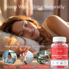 PEX CIN magnesium glycinate gummies sleep support for restful nights