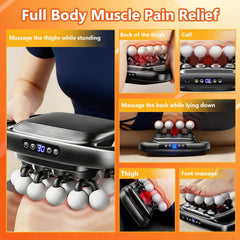 PFUM 16-Head Massage Gun ergonomic handle reduces vibration