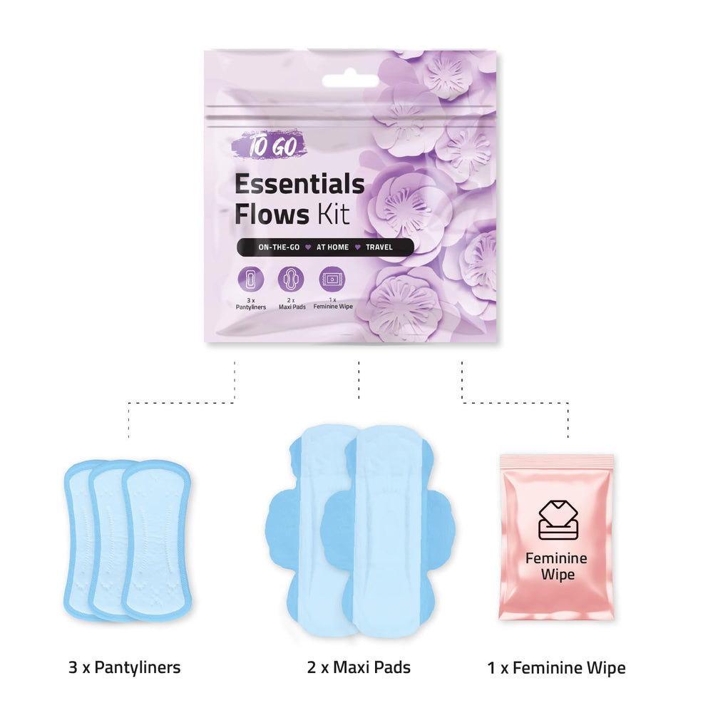 pH Advantage Essential Flows Kit maxi pad 2-pack for everyday comfort