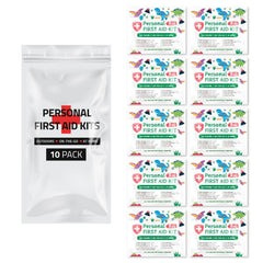 pH Advantage mini first aid kit pack shown in a compact, travel-ready emergency supply