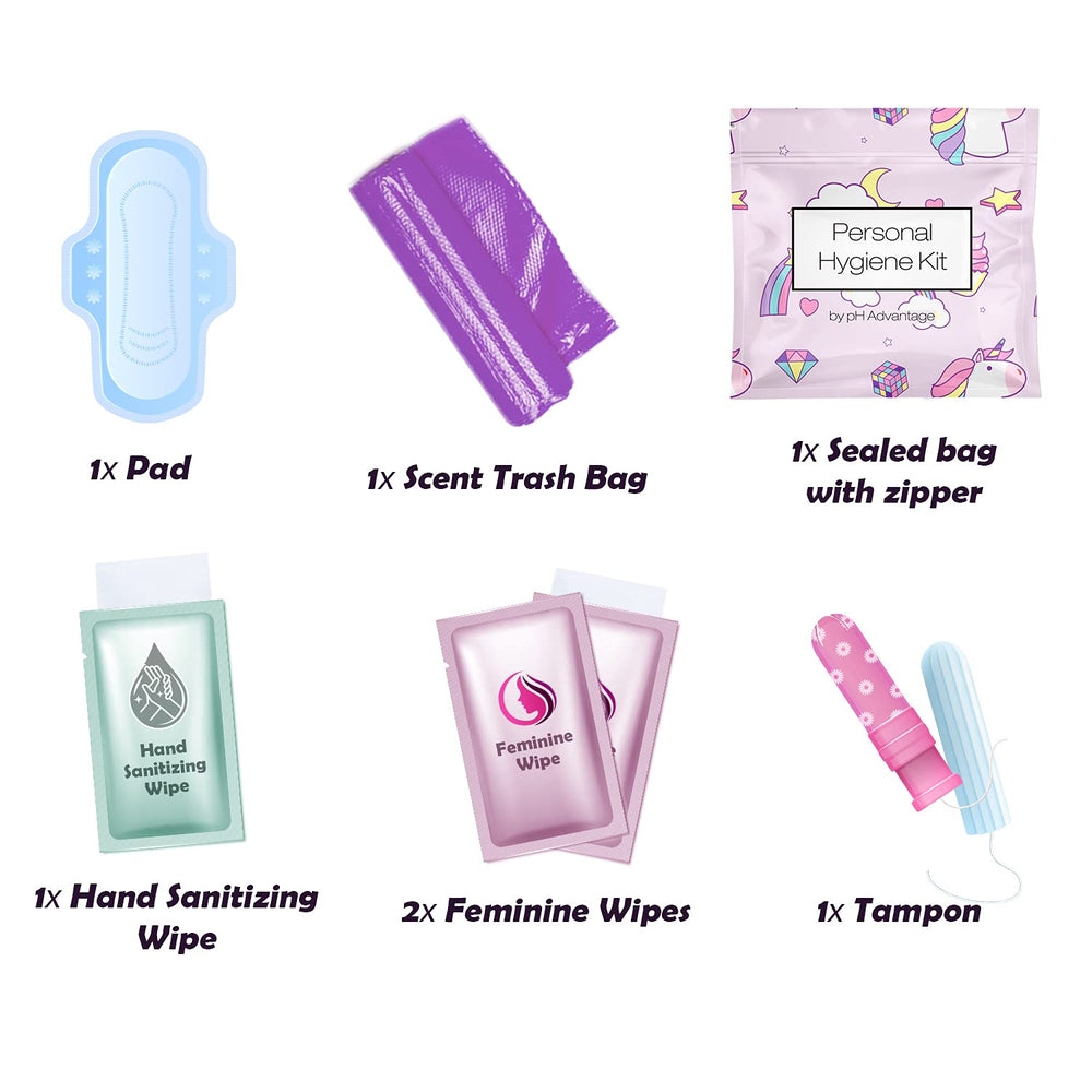 PH Advantage menstrual kit sanitary pad for daily protection.