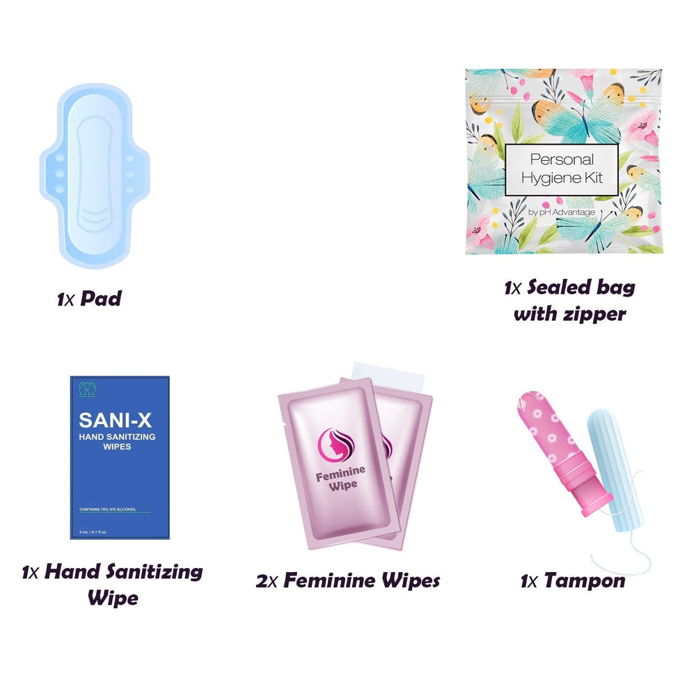 pH Advantage sanitary pad included for reliable daily protection
