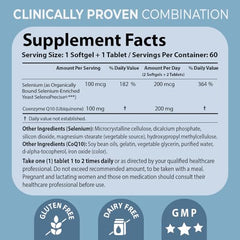 Pharma Nord Bio-SelenoQ10 label close-up highlights CoQ10 and selenium ingredients