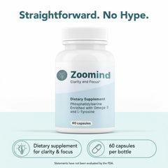 PHARMA SHAUL Zoomind bottle held during study session.