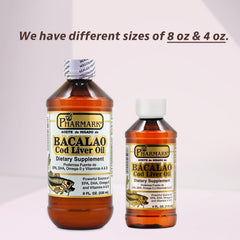 Pharmark cod liver oil ingredients label: transparent information