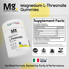 Pharmlitalia bottle shown with calendar supporting consistent daily intake.