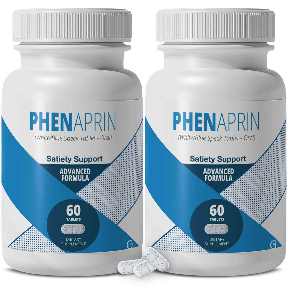 PhenAprin bottle front view for appetite control and daily energy support.