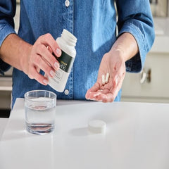 PHILIP KINGSLEY Density tablets close-up showing two-per-dose capsules.