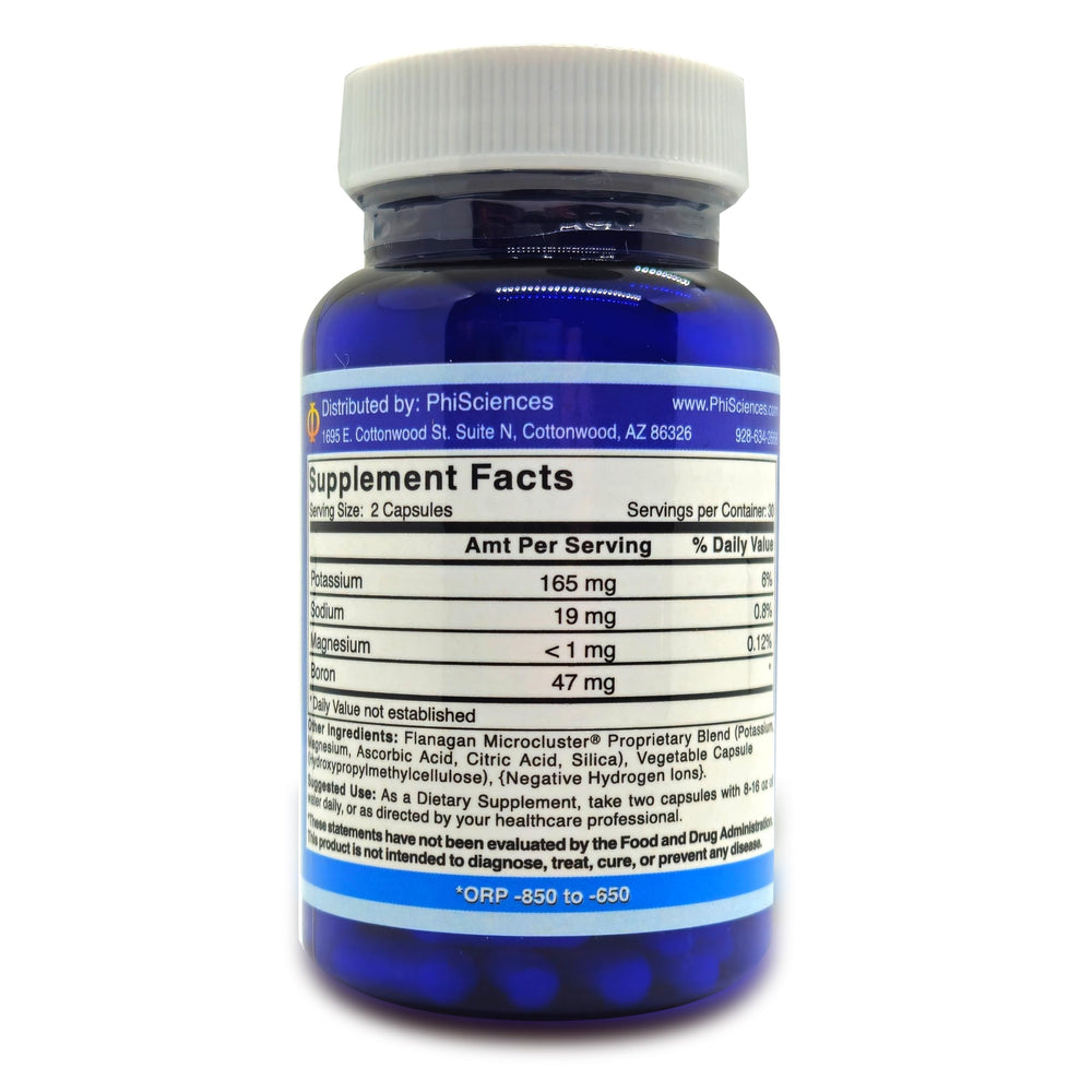 Phi Sciences MegaHydrate capsules close-up emphasizing capsules for nutrient transport.