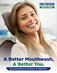 PHS Brands Prevention Mouthwash mint aroma for long-lasting freshness.