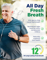 PHS Brands Prevention Mouthwash packaging display for 16 oz four-pack.