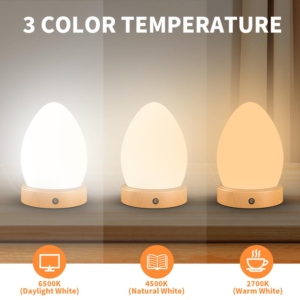 Phylosal lamp showing three temperatures for various scenes