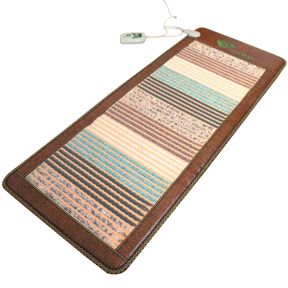 PHYMAT 67x27-inch infrared pad ready for soothing full-body warmth.