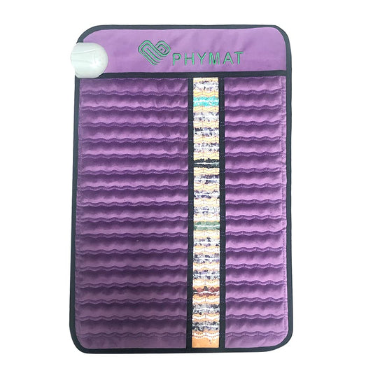 PHYMAT far infrared amethyst pad front view for deep warmth.