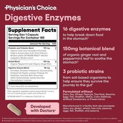 Physician's CHOICE bottle label scan for clear dosage guidance.