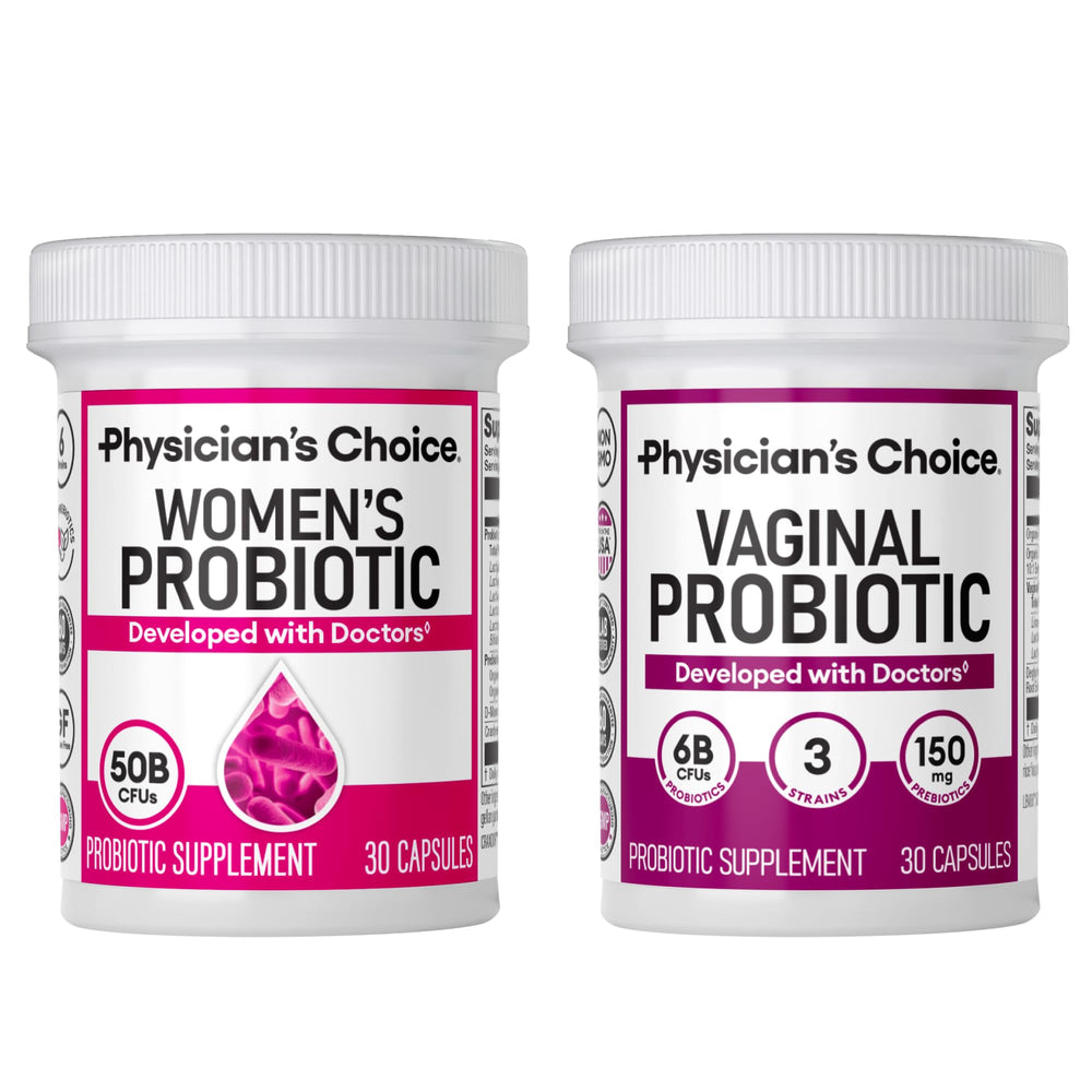 Physician's CHOICE Feminine Power Duo bundle bottle shot for daily feminine health support.