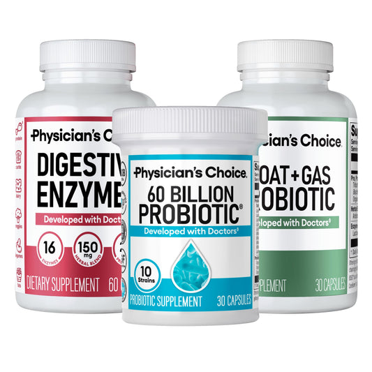 Physician's CHOICE Gut Guardian Bundle pack shot for comprehensive digestive support.