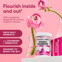 Physician's Choice Probiotics daily pill for convenient once-daily feminine wellness